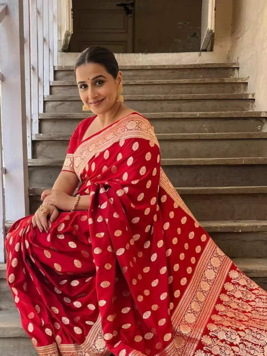 Best South Indian Wedding-worthy Saris Worn By Vidya Balan | Times Of India