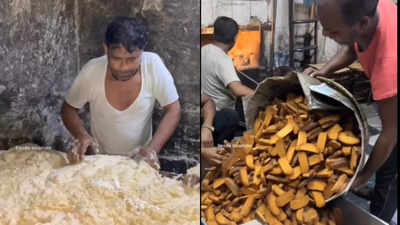 Viral: The shocking video of how Rusk biscuits are made is disturbing
