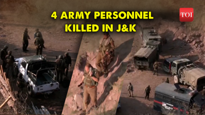 Tragic Loss: Two officers among four Army personnel killed in terror encounter