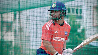 Rinku Singh sweats it out in nets ahead of first T20I against Australia in Visakhapatnam
