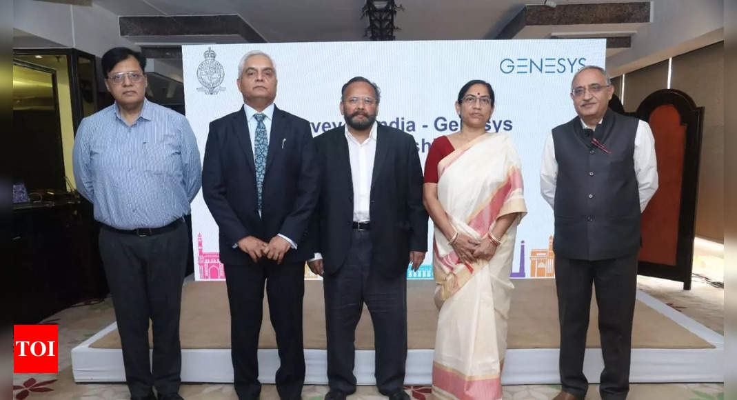 Survey of India, Genesys tie up for 3D digital twin-mapping programme in India – Times of India