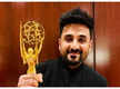 
What made Vir Das cry after his Emmy win?

