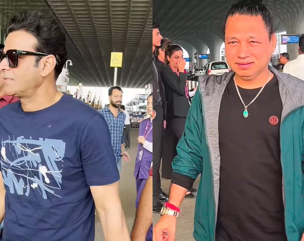 
From Manoj Bajpayee to Kailash Kher, Bollywood celebs clicked at Mumbai airport
