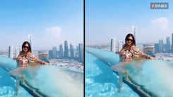 Nehhaa Malik shares a video enjoying her time in the infinity pool