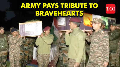 Rajouri Encounter: Army pays tribute to 5 martyred soldiers in Jammu and Kashmir