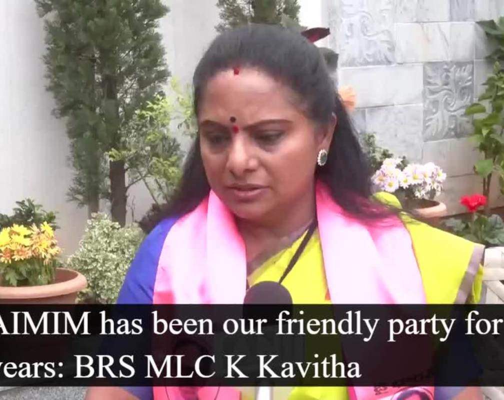 
AIMIM has been our friendly party for 10 years: BRS MLC K Kavitha
