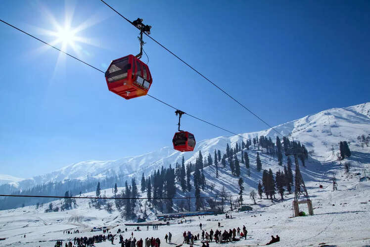 Gulmarg's snowy landscapes