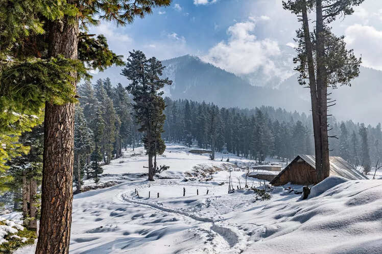 Snow-covered Pahalgam