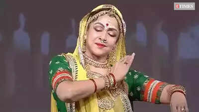 Hema Malini captivates onlookers with dance drama on life of saint 'Mirabai' at Braj Raj Utsav 2023 in Mathura