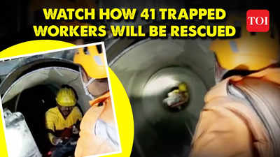 Uttarkashi Tunnel Collapse Rescue: Watch a demo of how NDRF plans to rescue 41 stranded workers in the operation