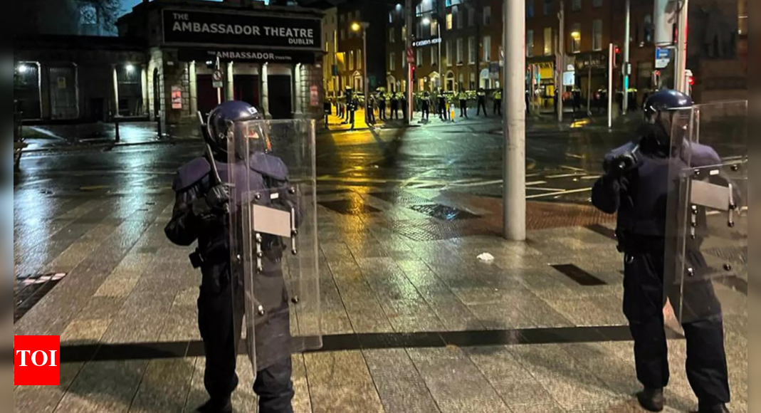 Irish police arrest 34 people in Dublin rioting following stabbings ...