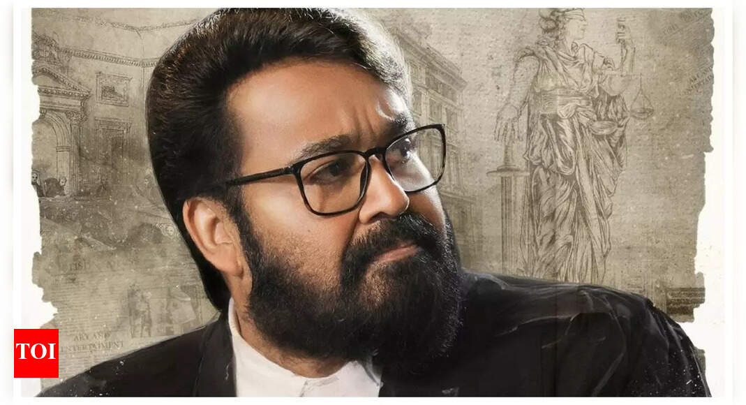 Mohanlal dons legal robes in 'Neru's latest poster Malayalam Movie