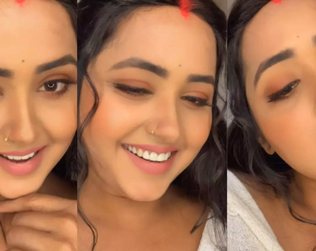 
'Gulab jaisan khilal bani': Kajal Raghwani flaunts her glowing face as she lip-syncs to a popular Bhojpuri track
