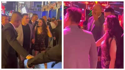 Ameesha Patel and Arbaaz Khan grab eyeballs after they are spotted walking hand-in-hand at club opening in Thailand - See photos