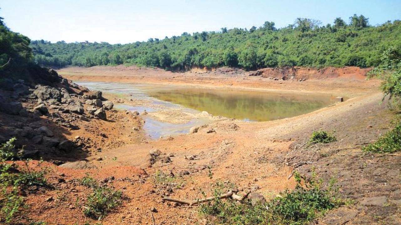 Brimming Bondvol lake found emptied villagers shaken up Goa