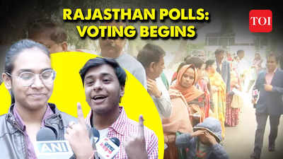 High-stakes battle commences as Rajasthan Assembly election voting begins