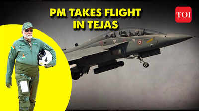 Breaking News: PM Modi takes flight in Tejas fighter Jet in Bengaluru