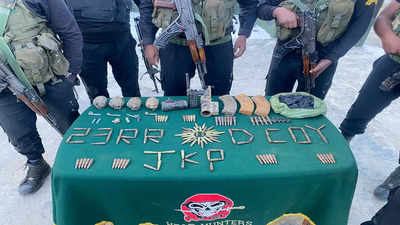 After Rajouri encounter, terrorist hideout busted in J&K's Ramban; huge cache of ammunition seized