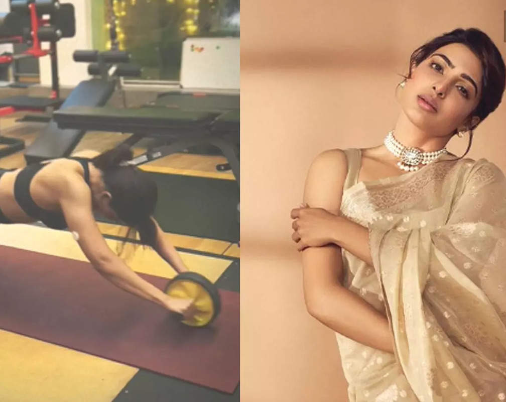 
Samantha Ruth Prabhu shows off her core strength during workout
