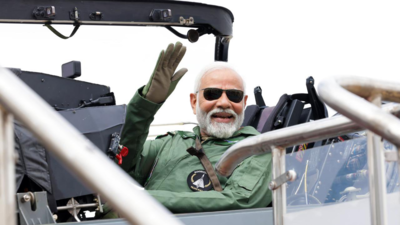 A flight to remember, says PM Modi after completing a sortie on Tejas fighter aircraft; shares video