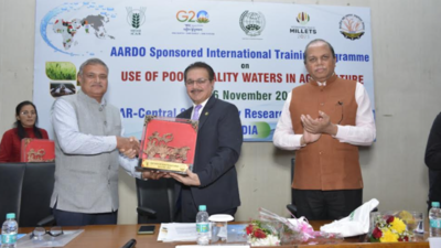 International Training Programme on 'Use of Poor-Quality Waters in Agriculture' organised at CSSRI Karnal