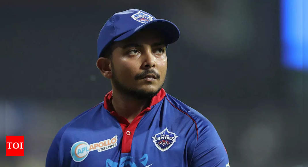 IPL 2024 Delhi Capitals retain Prithvi Shaw Cricket News Times of