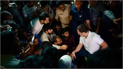 Rahul Gandhi interacts with youth in Hyderabad, says they are in an "unfathomable" plight