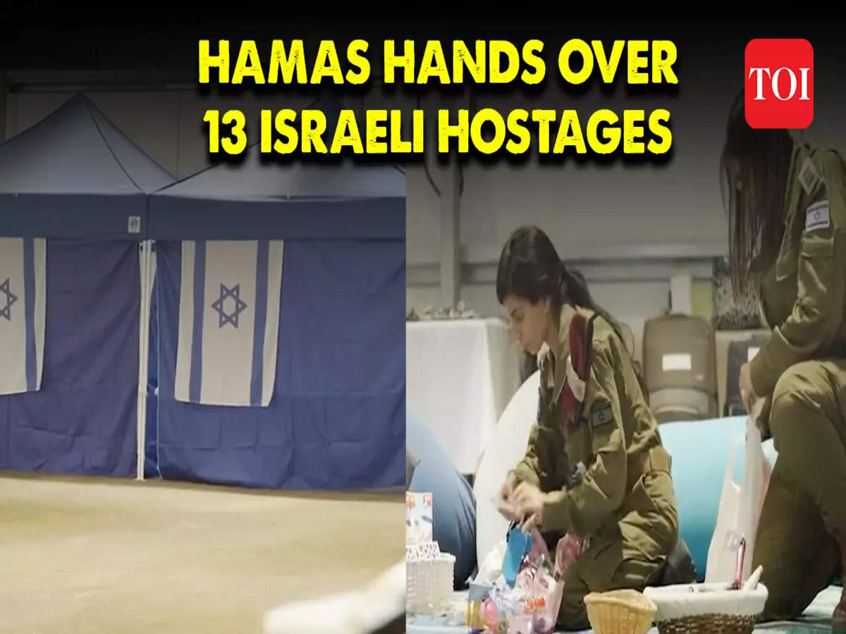 Israel-Hamas updates: Hamas hands over 13 Israeli captives to Red