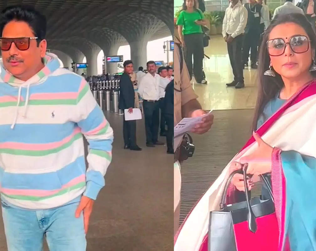 
‘Aap toh Sunday ko bhi kaam kar rahe ho’, says Shailesh Lodha to paps; Rani Mukerji patiently waits for security check at airport

