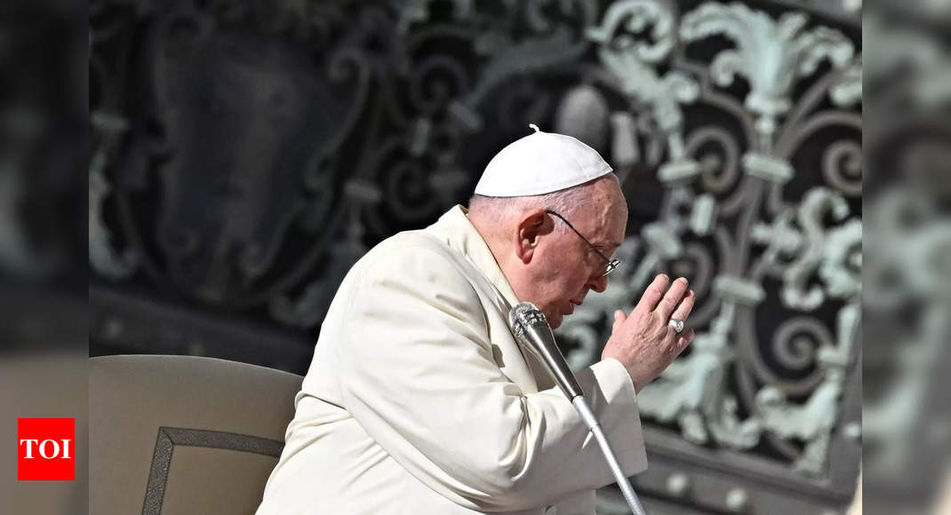 Ailing Pope Francis to recite Sunday prayer from residence, not St