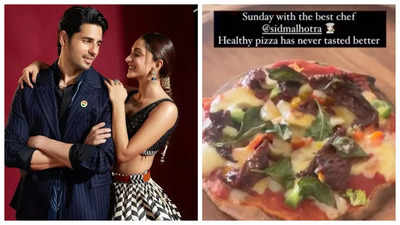 Kiara Advani relishes 'healthy pizza' crafted by 'Best Chef' Sidharth Malhotra: see inside