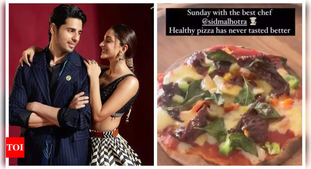 Kiara Advani relishes ‘healthy pizza’ crafted by ‘Best Chef’ Sidharth Malhotra: see inside | Hindi Movie News