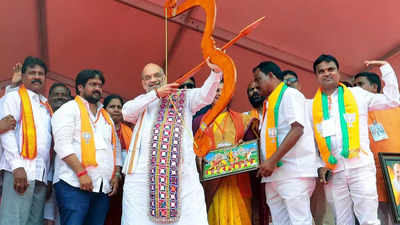 BJP to purify Telangana politics through development: Amit Shah