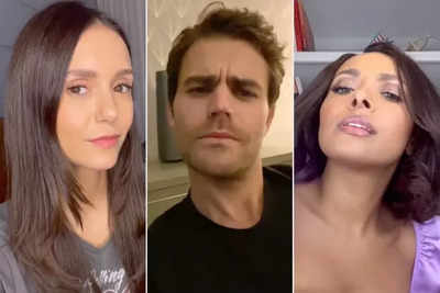 Nina Dobrev, Paul Wesley, Kat Graham and others tease a Vampire Diaries reunion in a new video