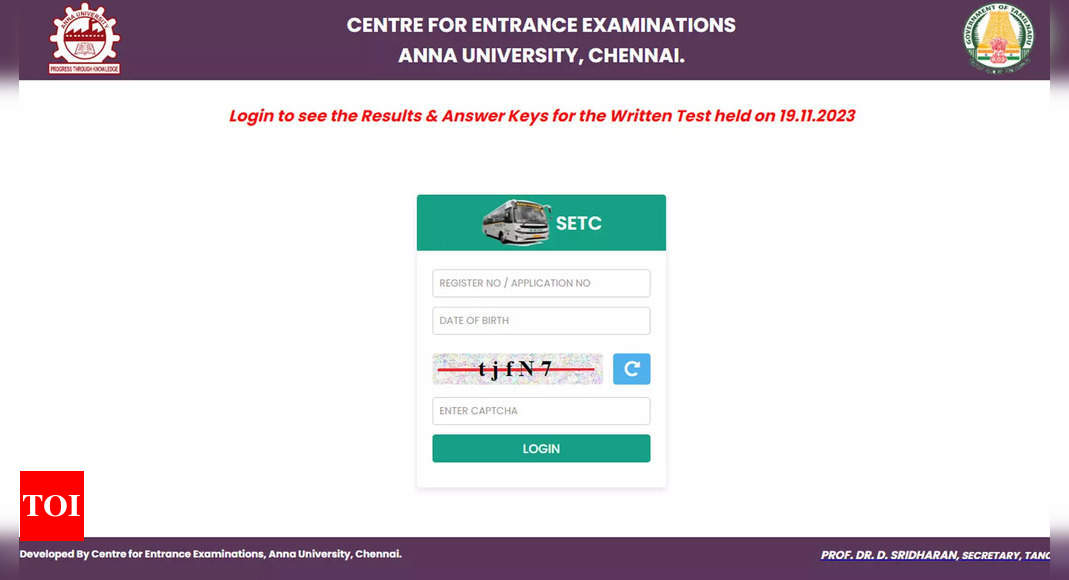 TNSTC announces SETC results 2023 on arasubus.tn.gov.in, 9352 Candidates Qualify; Download here