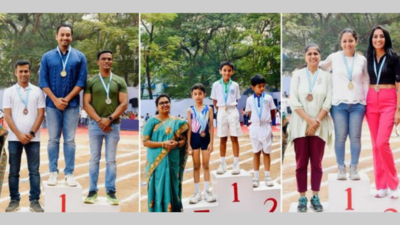 Vineeta Singh participates in the mom’s 100m race on her son’s Sports Day; says, “He’s been beating me at it since 7 "