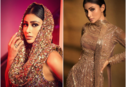 Mouni's penchant for shimmery outfits