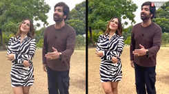 Nehhaa Malik poses beside Akhil Sachdeva as he hums 'Channa Ve' in latest Instagram video