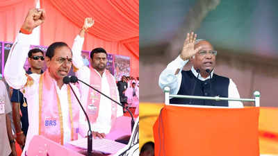 K Chandrasekhar Rao sees a Congress conspiracy, Kharge blames 'lust for power'