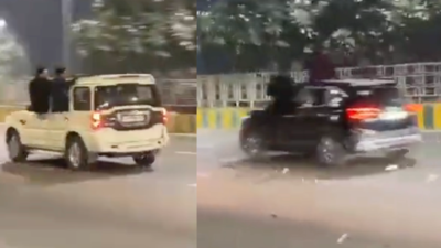 Watch: Rs 4 lakh in fines, 5 ‘Baraat’ cars seized in Noida including Scorpio, Seltos and more