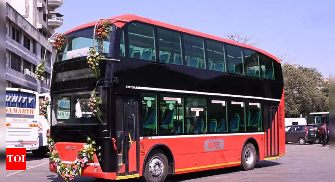 Mumbai Best Deploys Ac Double Decker E Buses On Bkc Route Mumbai