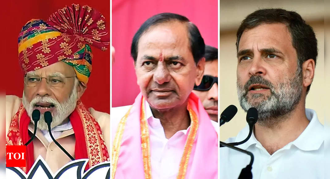 High-voltage campaigning ends in Telangana, stage set for voting on November 30 | India News