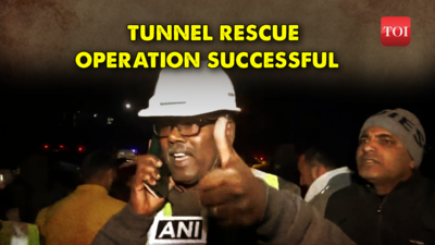 Uttarkhashi tunnel Big Breaking: 15 among 41 workers trapped inside Silkyara tunnel rescued