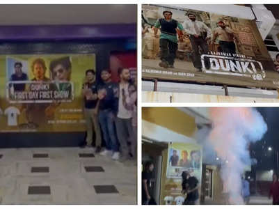 Fans begin Dunki promotions with FDFS posters