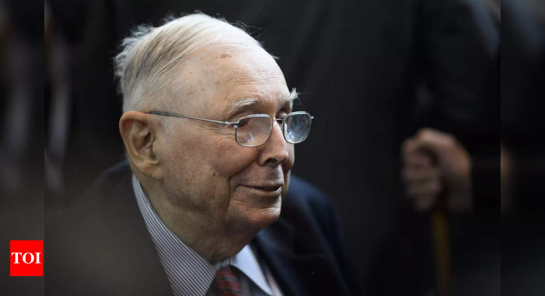 A master of one-liners: Charlie Munger on politics, life and crypto – Times of India