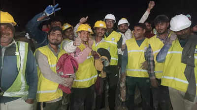 We can finally celebrate Diwali, say exhausted workers as they exit tunnel