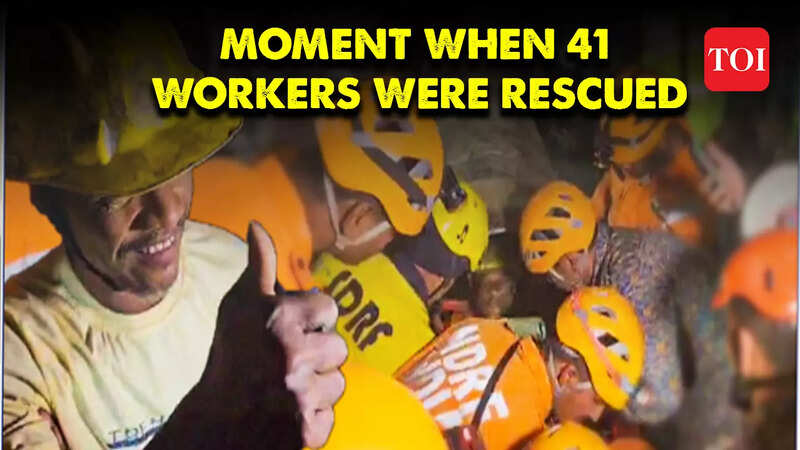 rescue operation: Moment when 41 workers were rescued