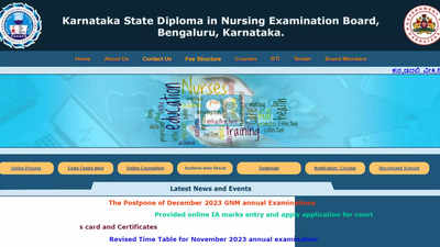Karnataka State Diploma in Nursing Examination Board