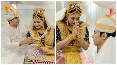 Randeep Hooda and Lin Laishram share stunning photos from their mythology-themed wedding: 'From today, we are one'