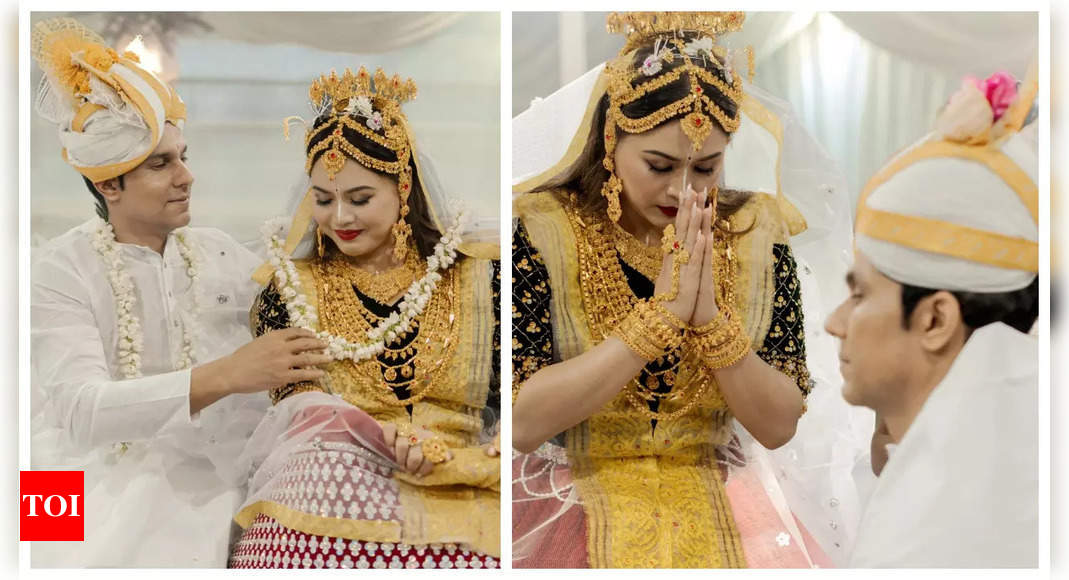 Randeep Hooda and Lin Laishram share stunning photos from their mythology-themed wedding: ‘From today, we are one’ | Hindi Movie News